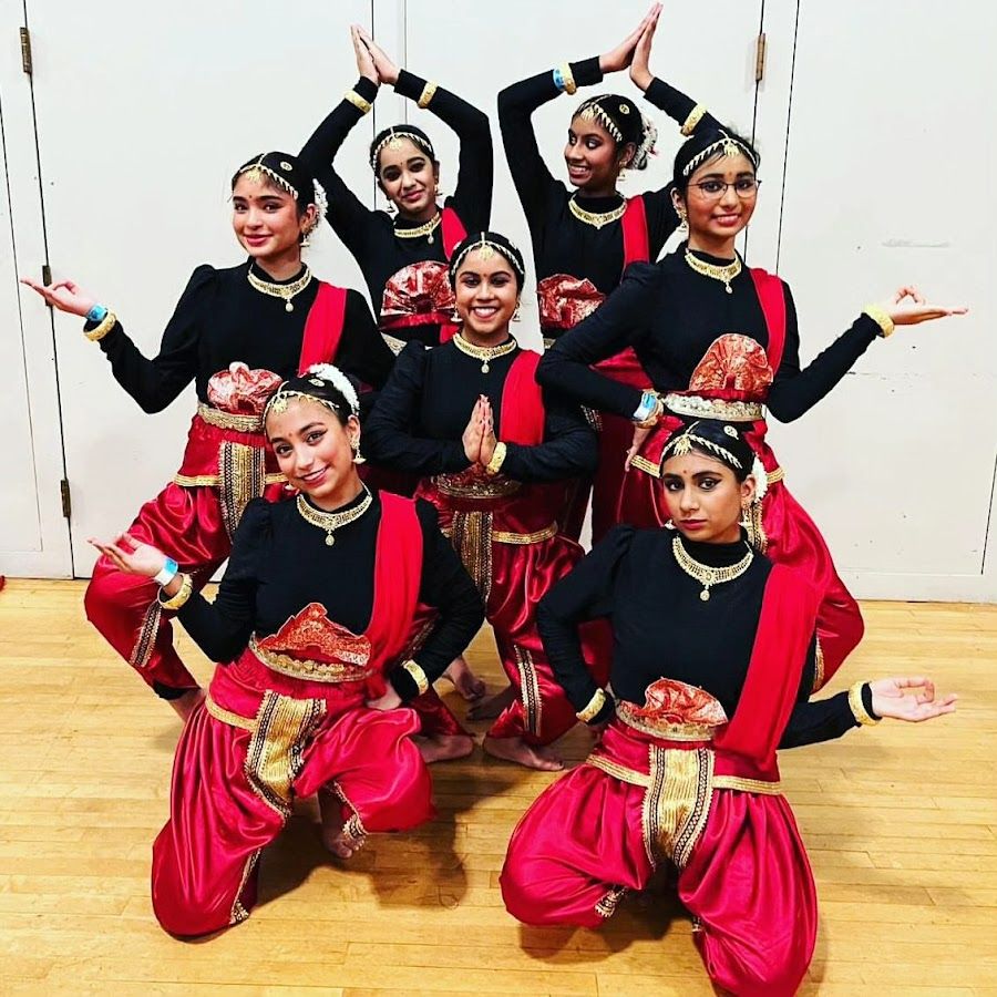 Red and black costumes
